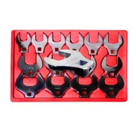 V8 Tools V8 Tools Inc VT7814 14 Piece SAE Jumbo Crowfoot Wrench Set VT7814